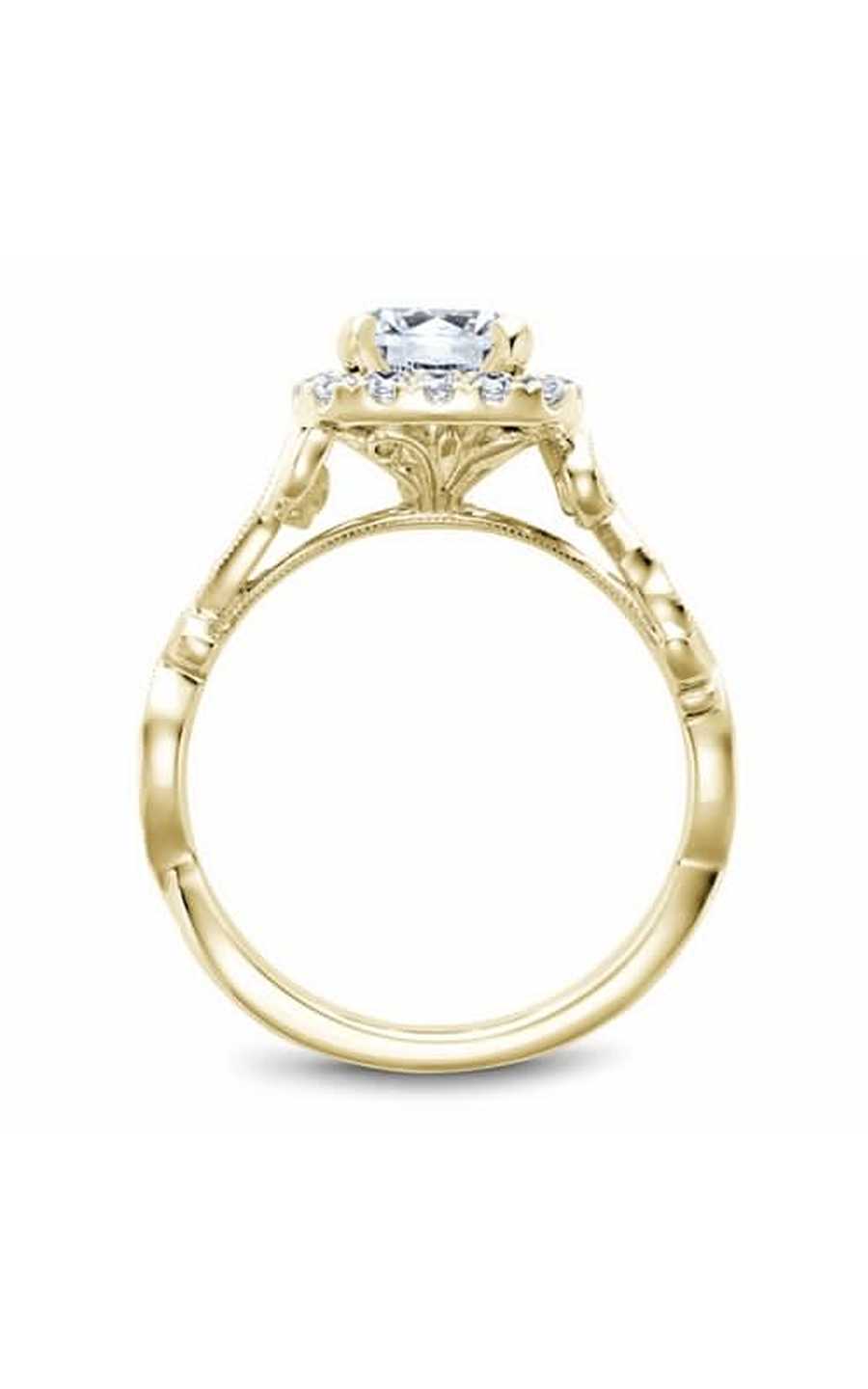 Noam Carver Floral Engagement Ring B151-01YA