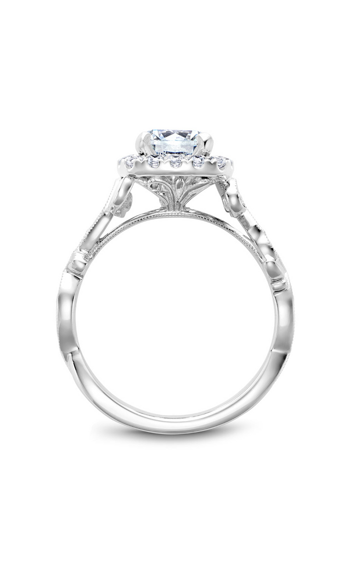 Noam Carver Floral Engagement Ring B151-01A