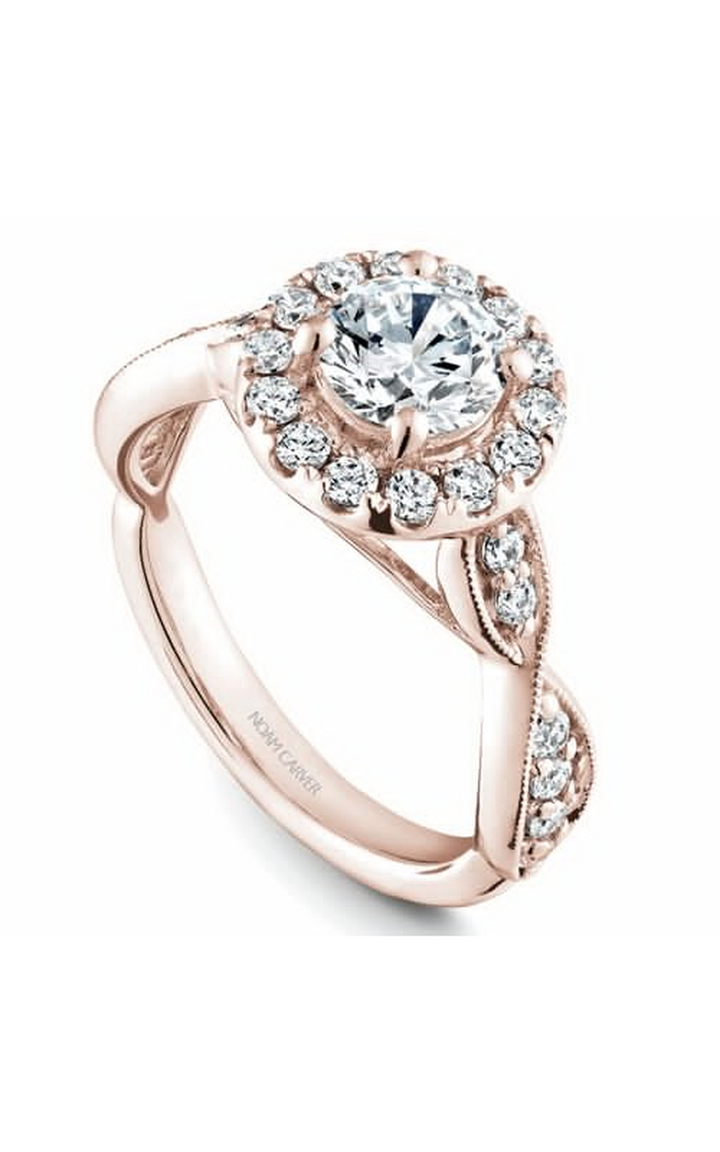 Noam Carver Floral Engagement Ring B160-01RA