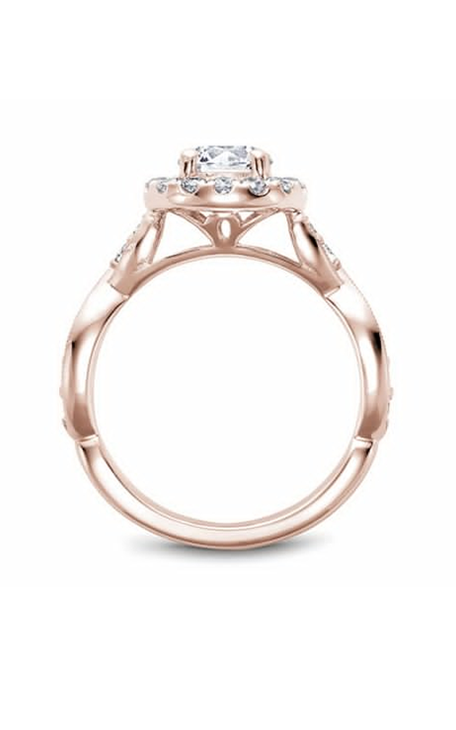 Noam Carver Floral Engagement Ring B160-01RA