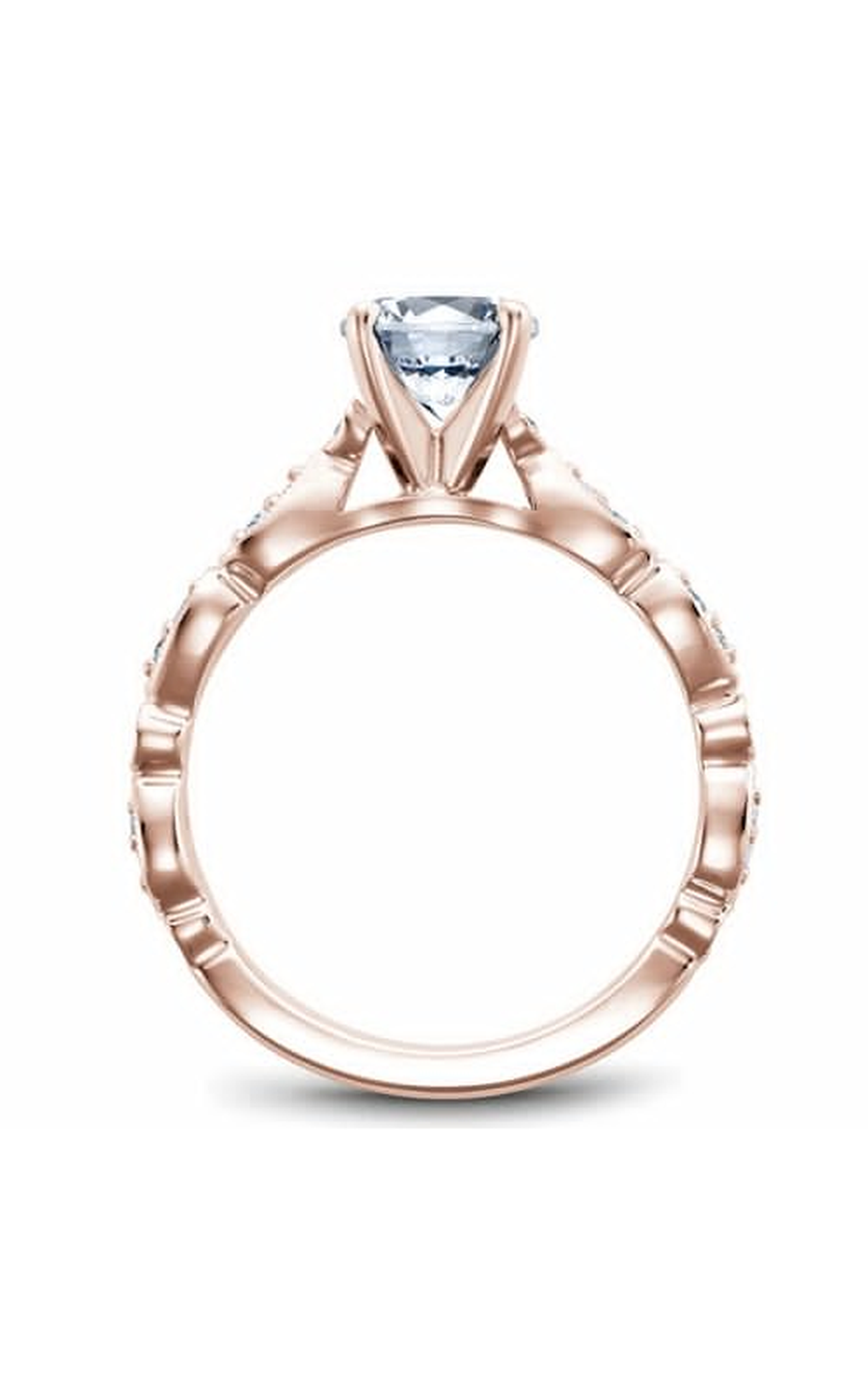 Noam Carver Floral Engagement Ring B204-01RA