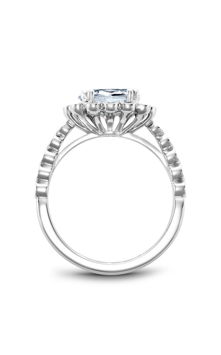 Noam Carver Floral Engagement Ring B221-01A