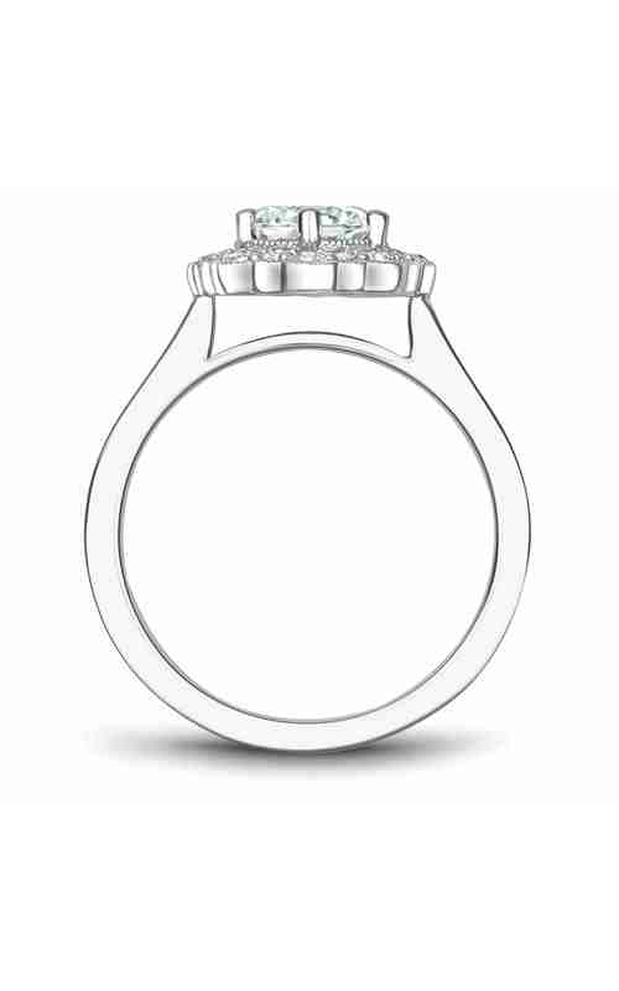 Noam Carver Floral Engagement Ring B243-01A