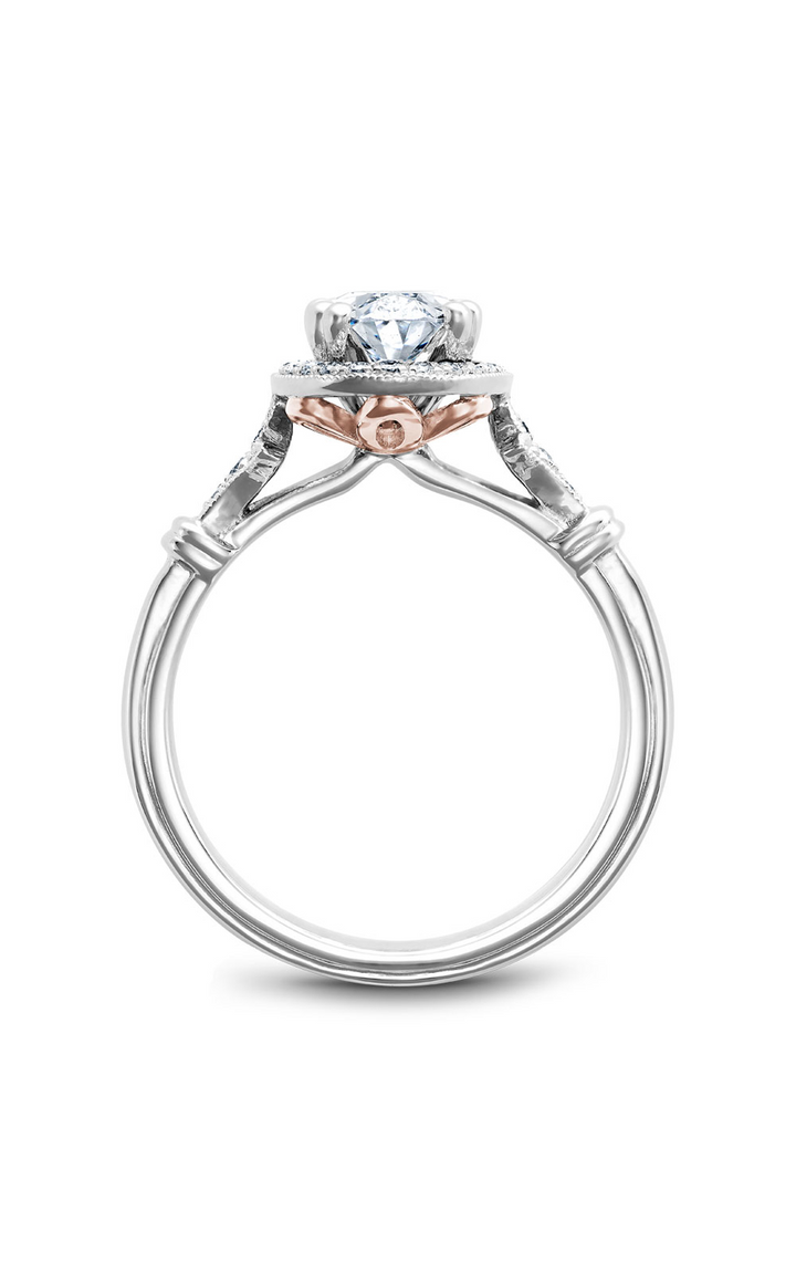 Noam Carver Floral Engagement Ring B076-02A