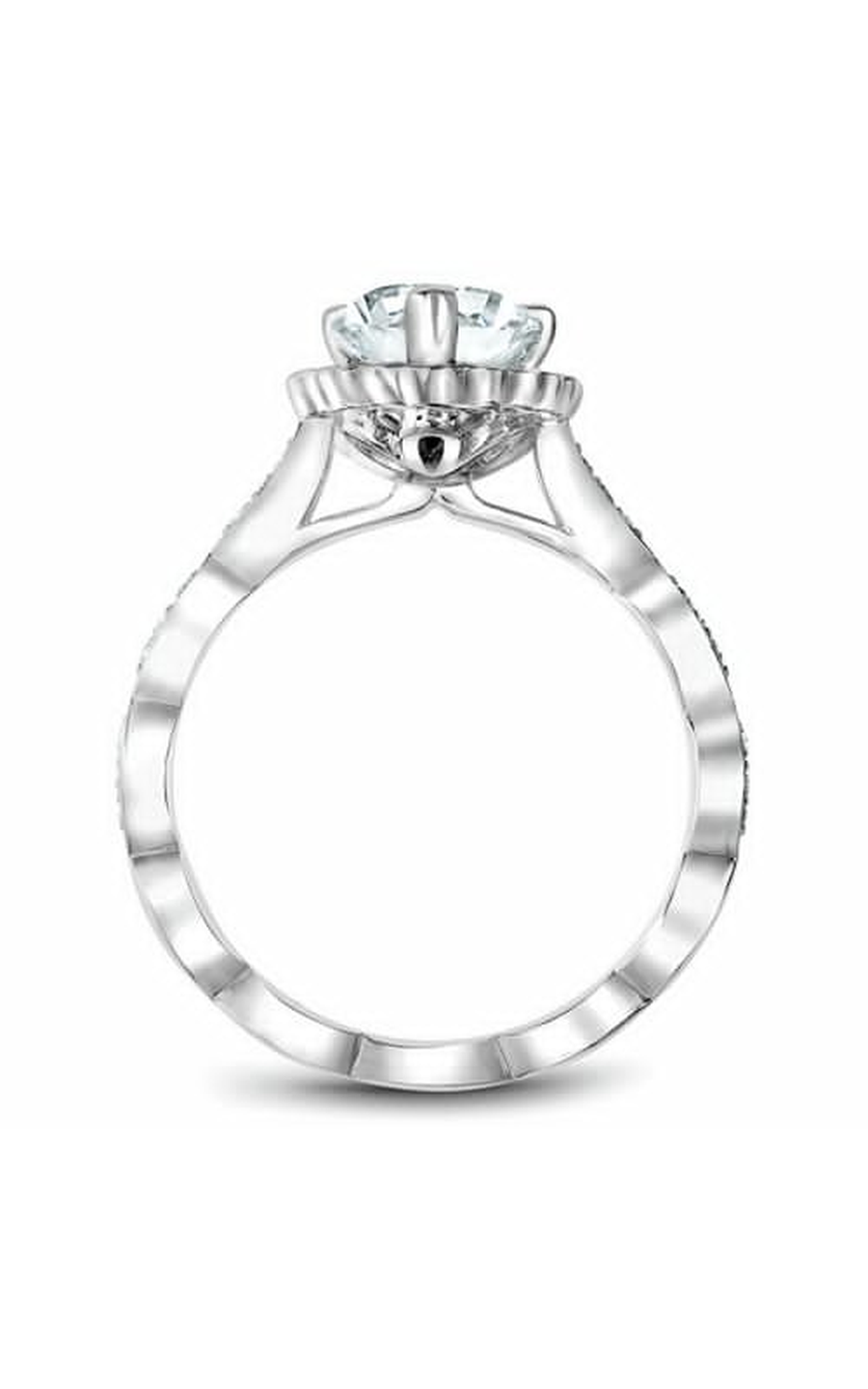 Noam Carver Floral Engagement Ring B085-03A