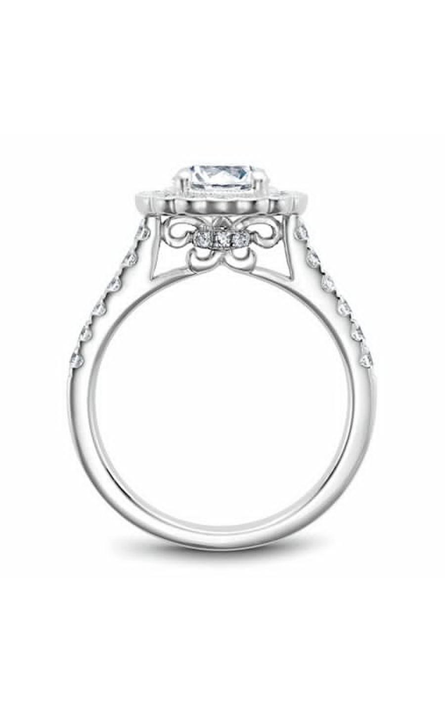 Noam Carver Floral Engagement Ring B150-01A