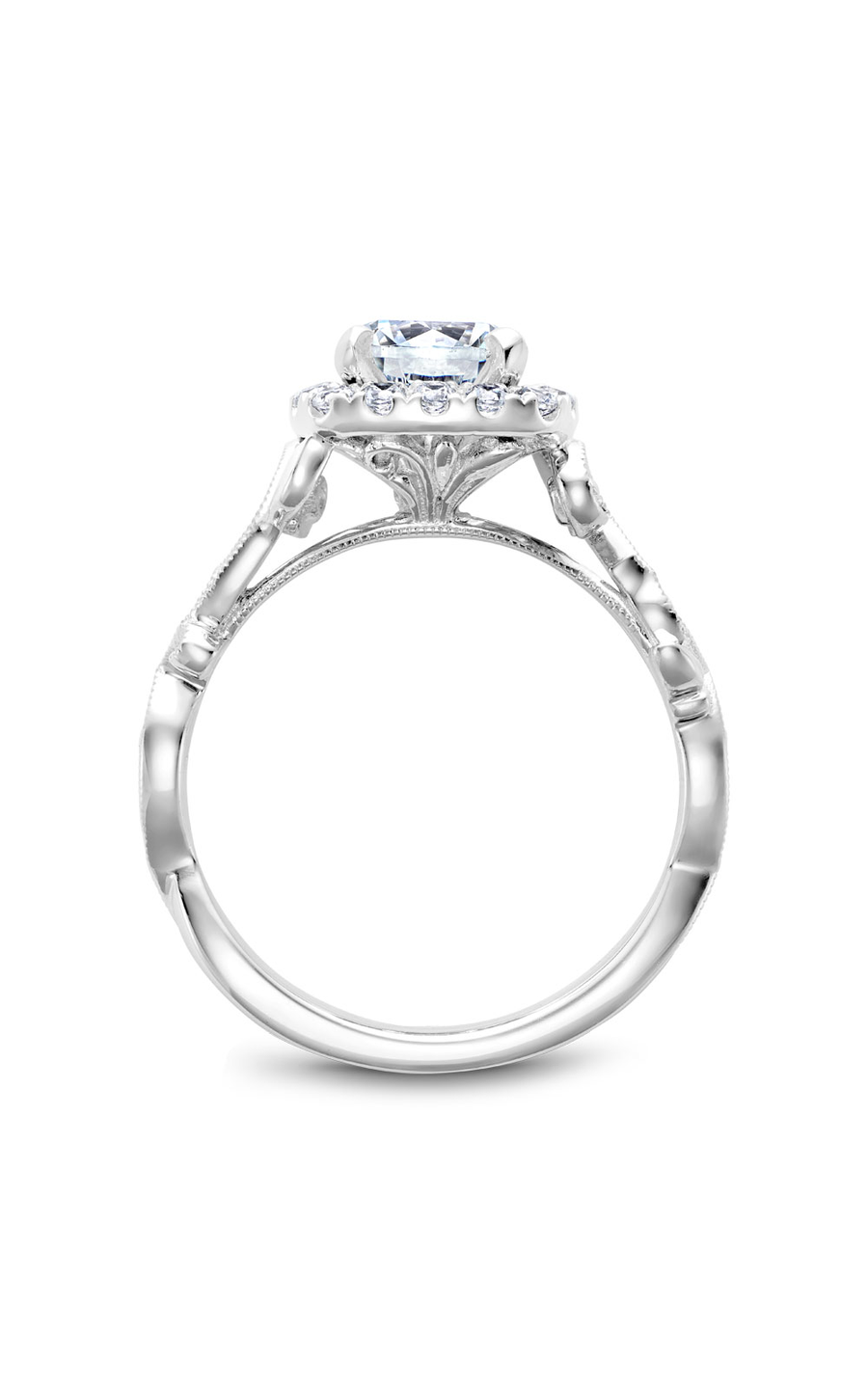 Noam Carver Floral Engagement Ring B151-01A