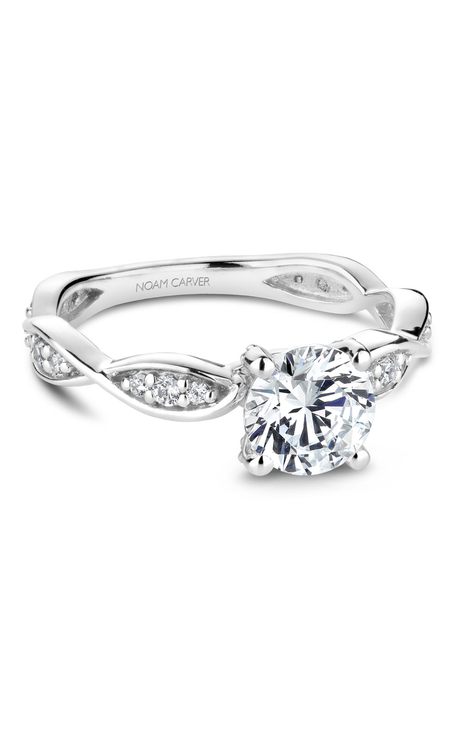 Noam Carver Floral Engagement Ring B197-01A