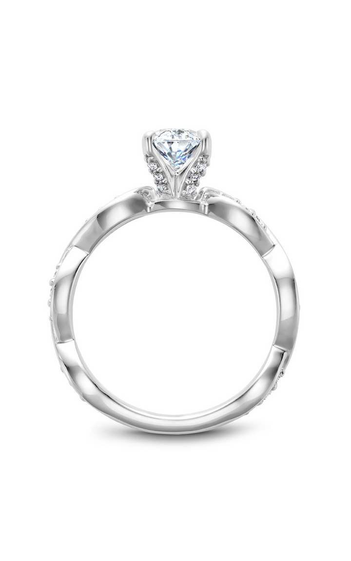 Noam Carver Floral Engagement Ring B197-02A