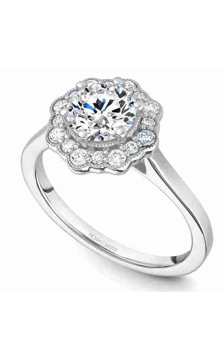 Noam Carver Floral Engagement Ring B243-01A