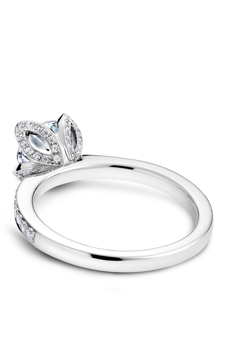 Noam Carver Floral Engagement Ring B019-01A