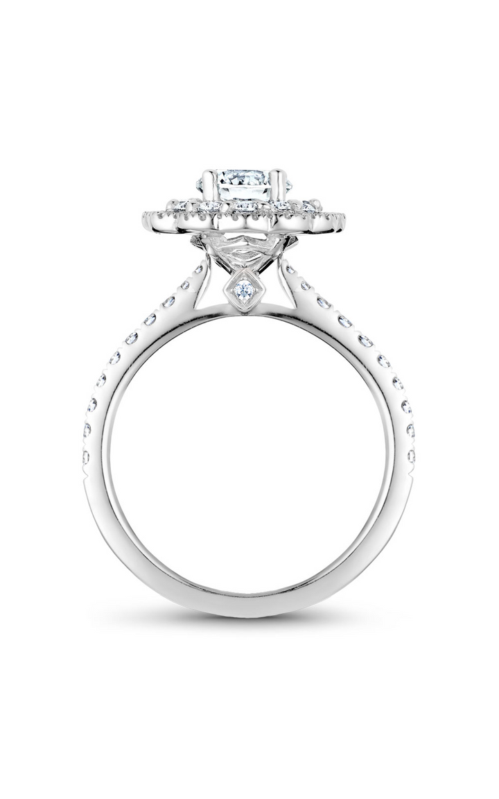 Noam Carver Floral Engagement Ring B142-16A