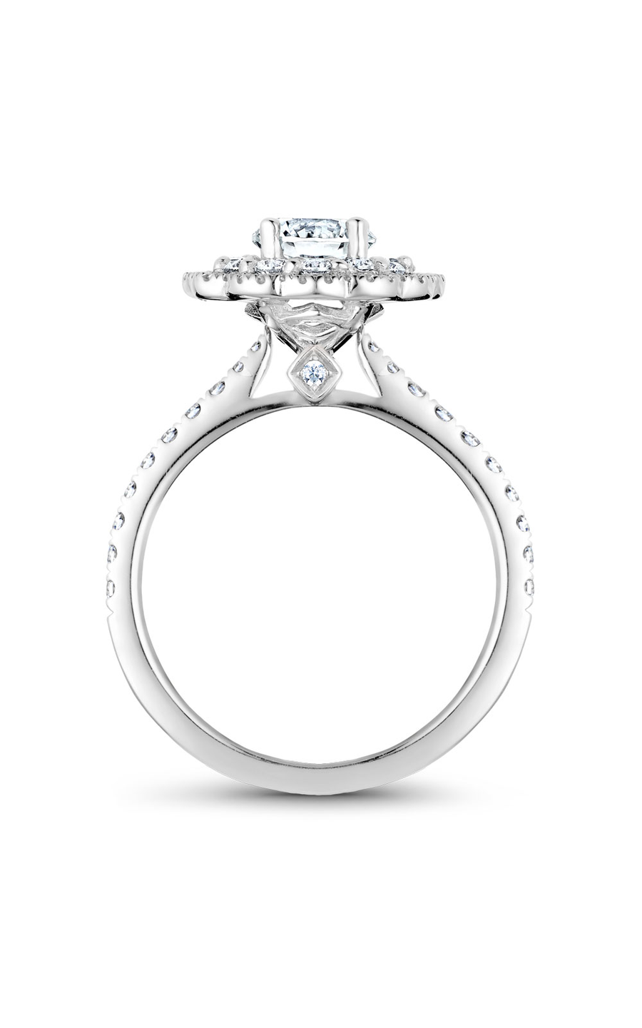 Noam Carver Floral Engagement Ring B142-16A