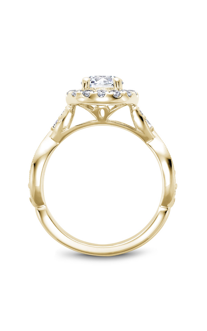 Noam Carver Floral Engagement Ring B160-01YA