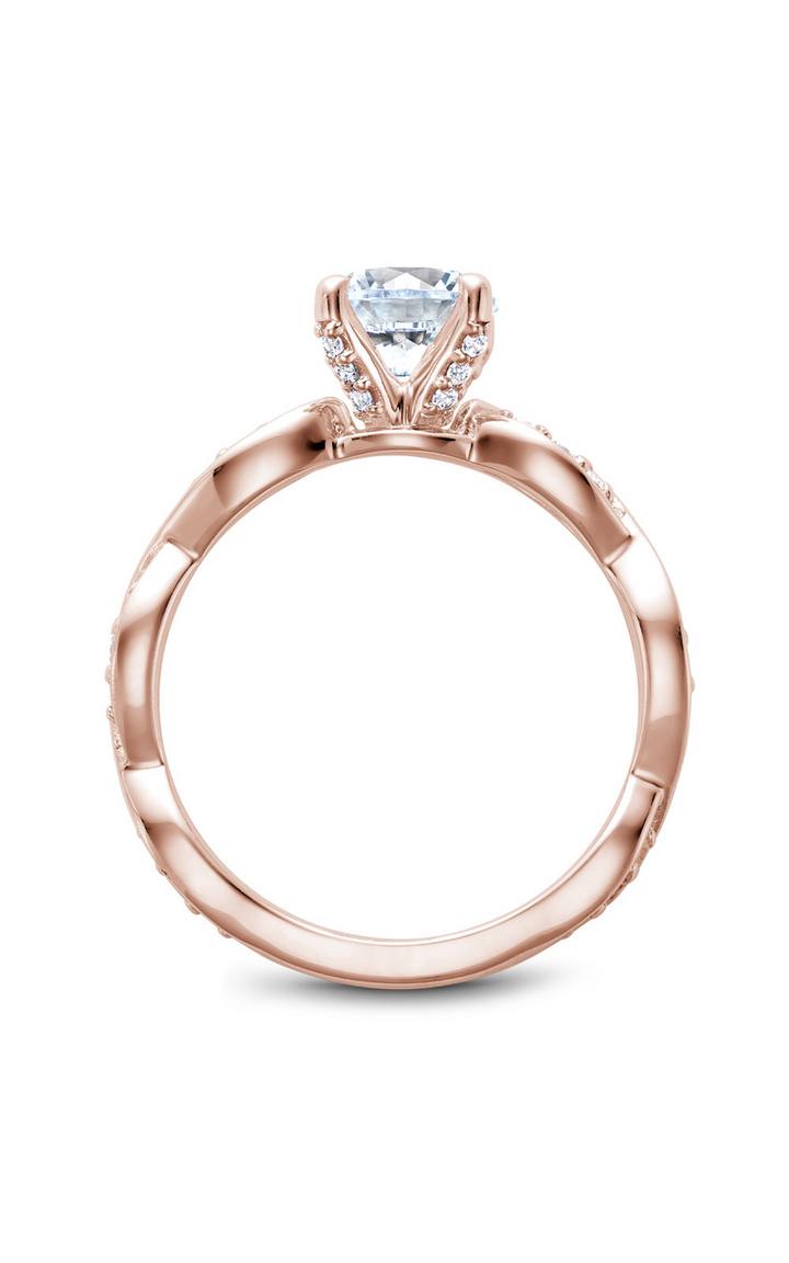 Noam Carver Floral Engagement Ring B197-01RA