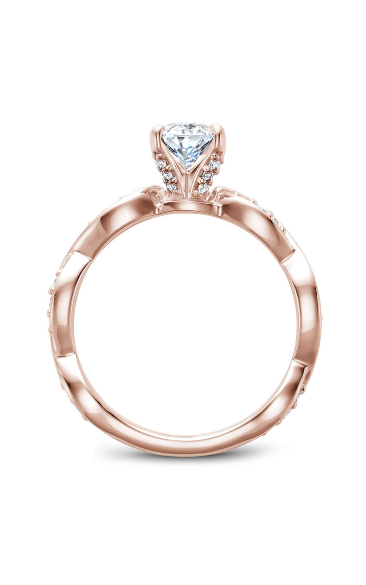 Noam Carver Floral Engagement Ring B197-02RA