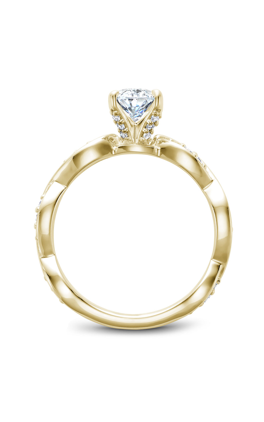 Noam Carver Floral Engagement Ring B197-02YA