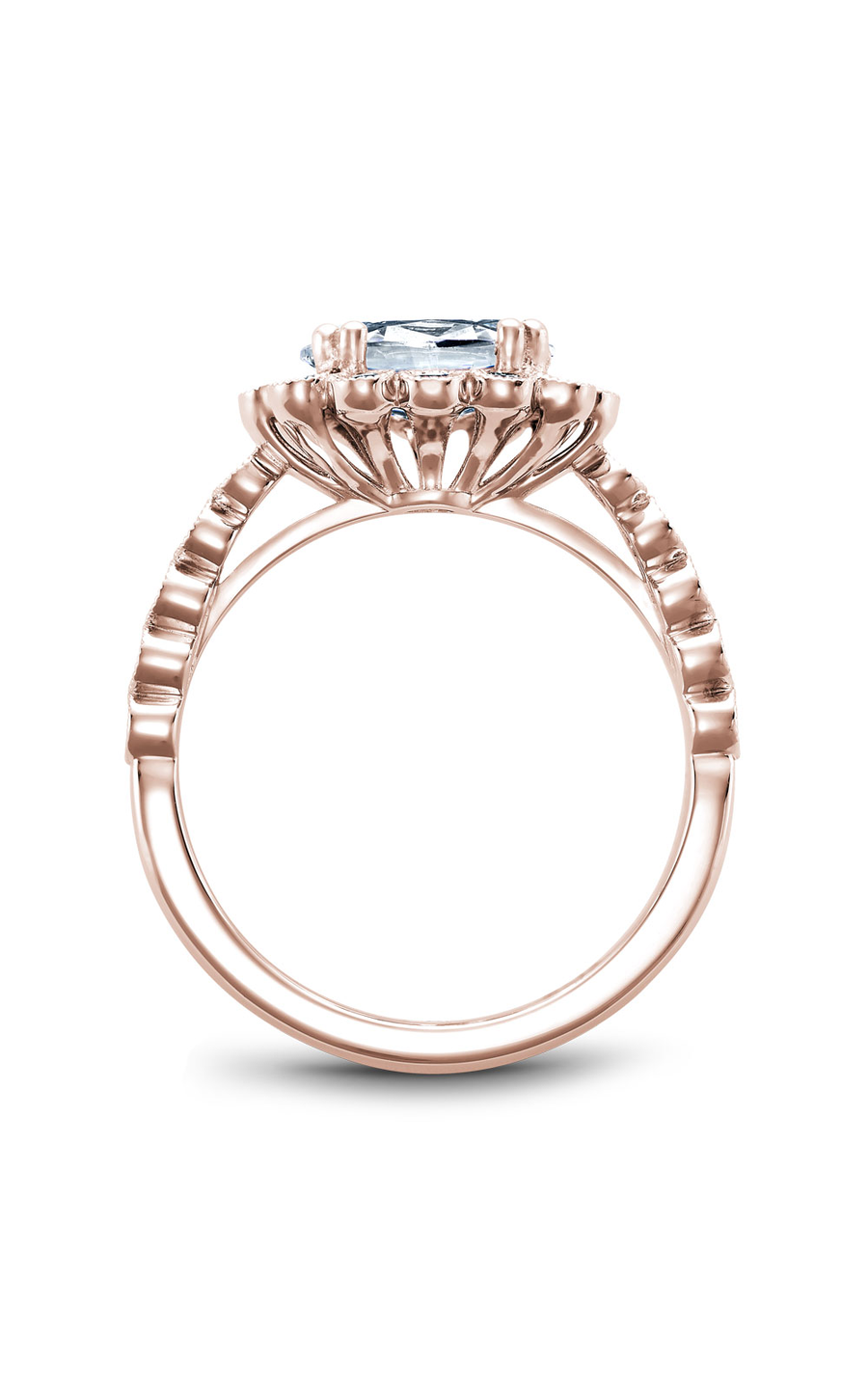 Noam Carver Floral Engagement Ring B221-01RA