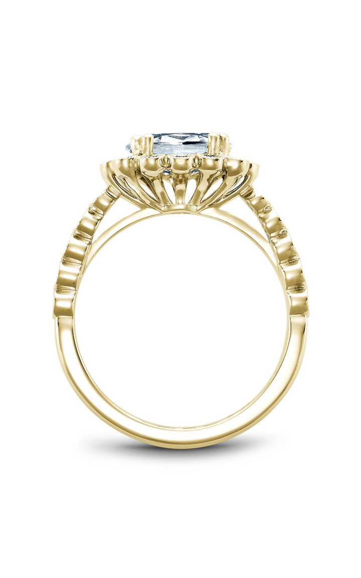 Noam Carver Floral Engagement Ring B221-01YA