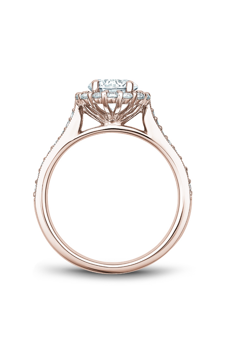 Noam Carver Floral Engagement Ring B250-01RA