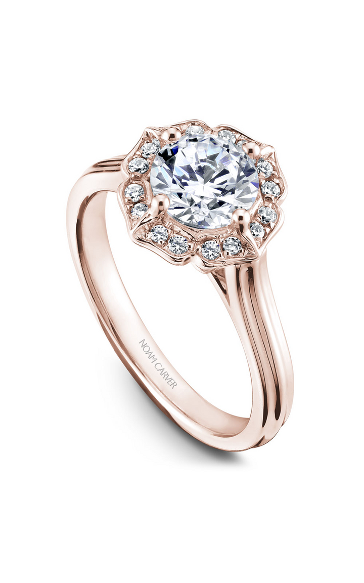 Noam Carver Floral Engagement Ring R030-01RA