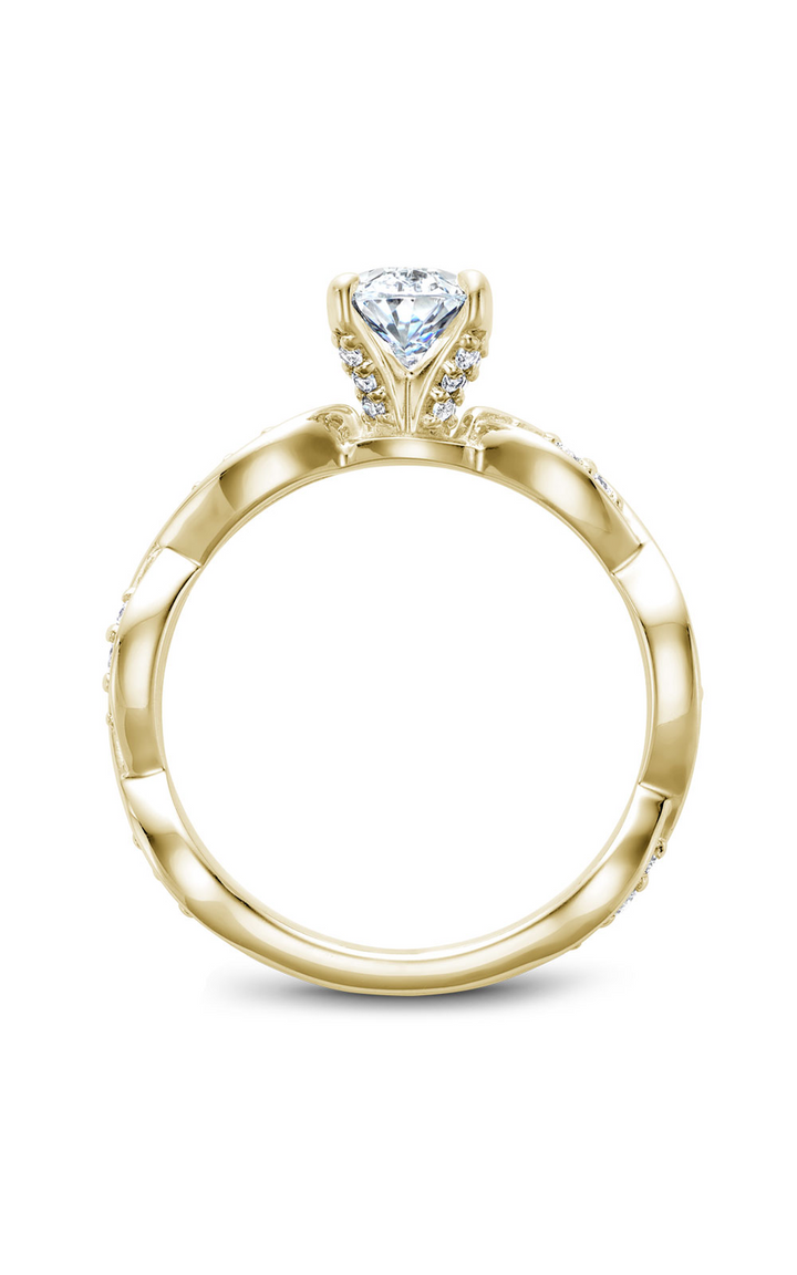 Noam Carver Floral Engagement Ring B197-02YA