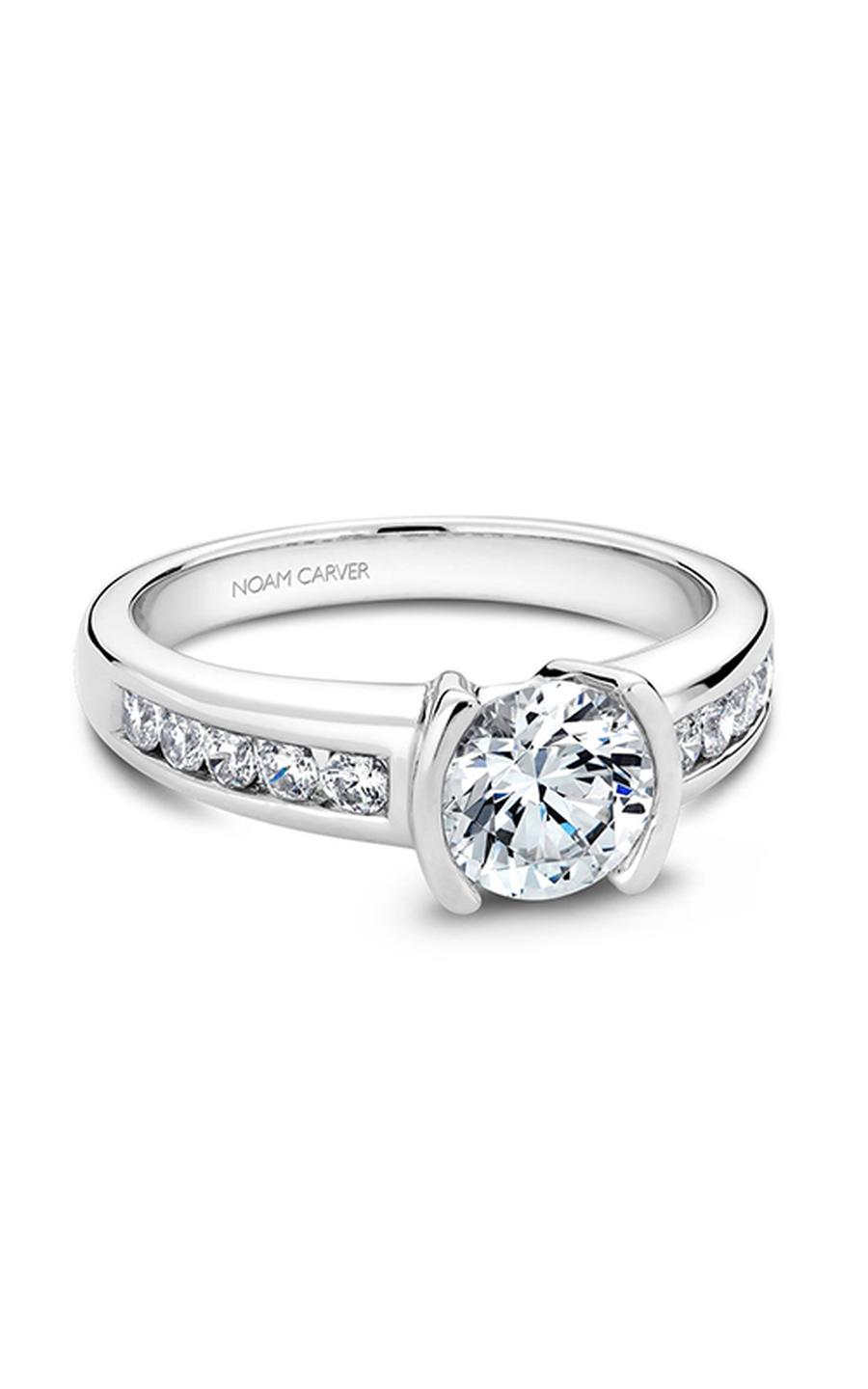 Noam Carver Modern Engagement Ring B033-02A