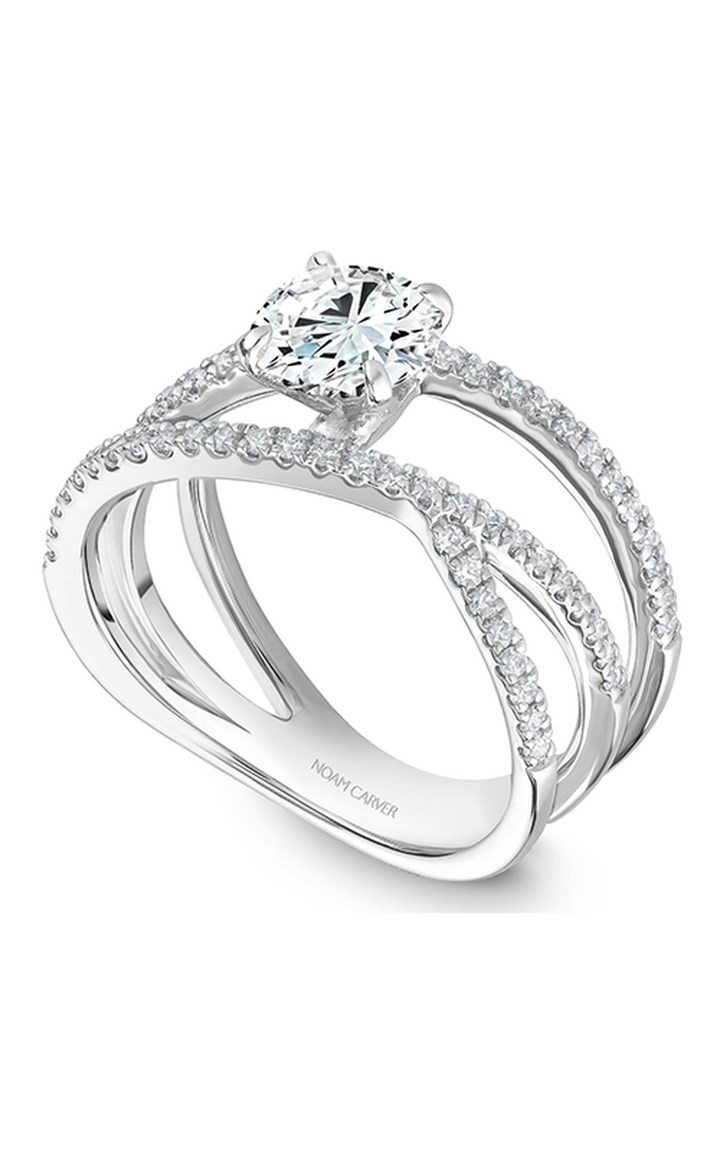 Noam Carver Modern Engagement Ring B249-01A