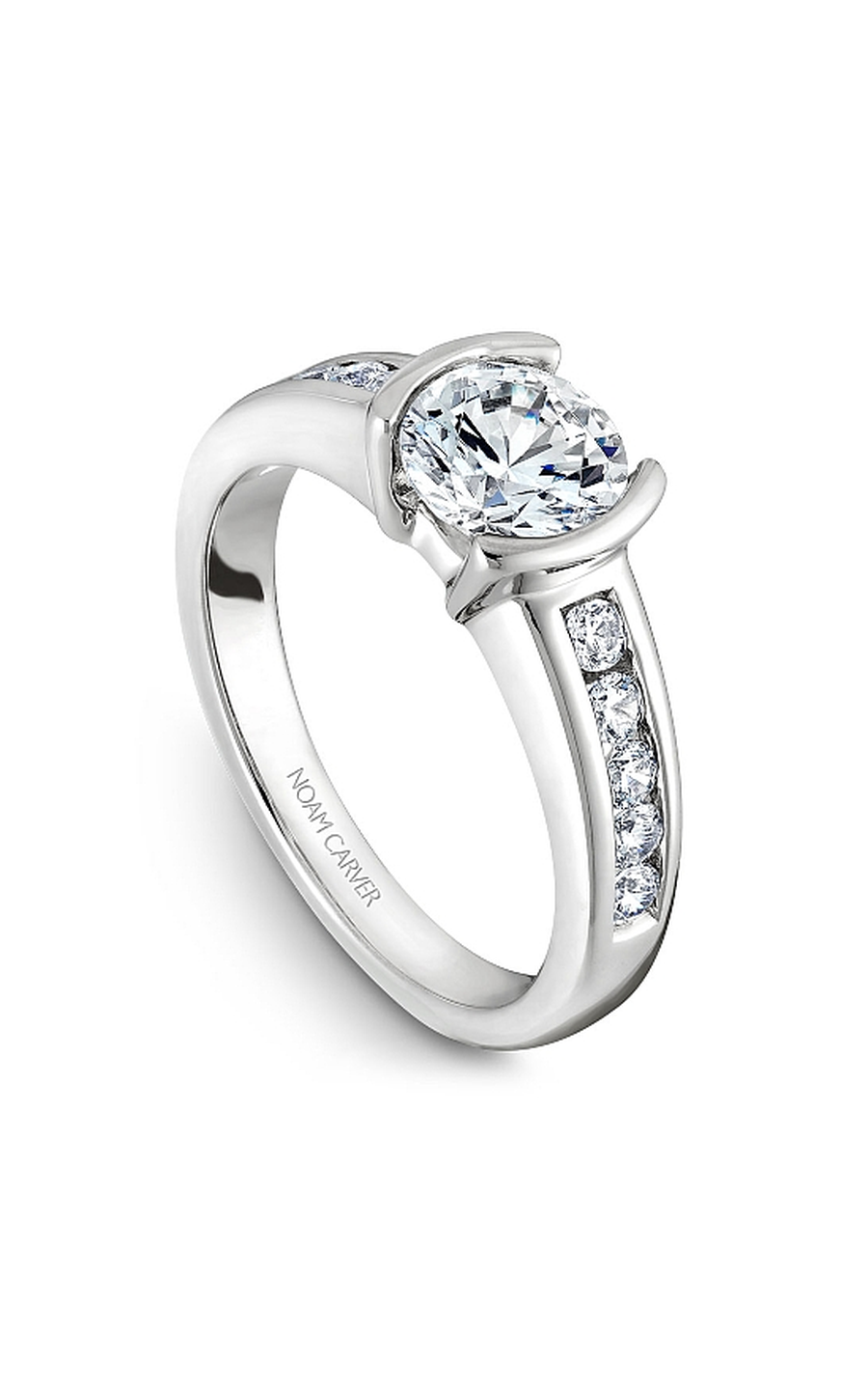 Noam Carver Modern Engagement Ring B033-02A