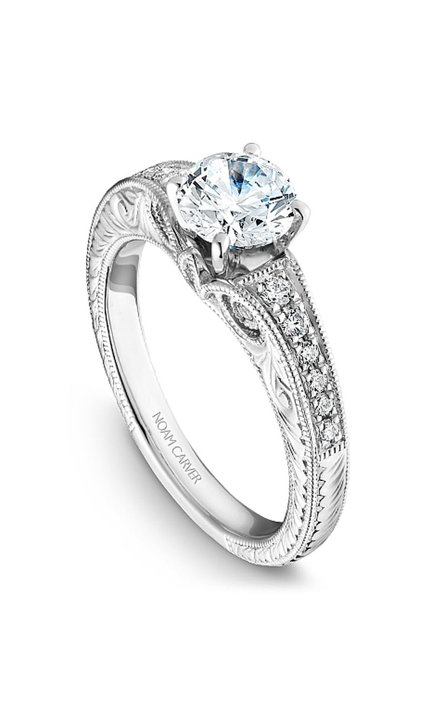 Noam Carver Vintage Engagement Ring B050-01A