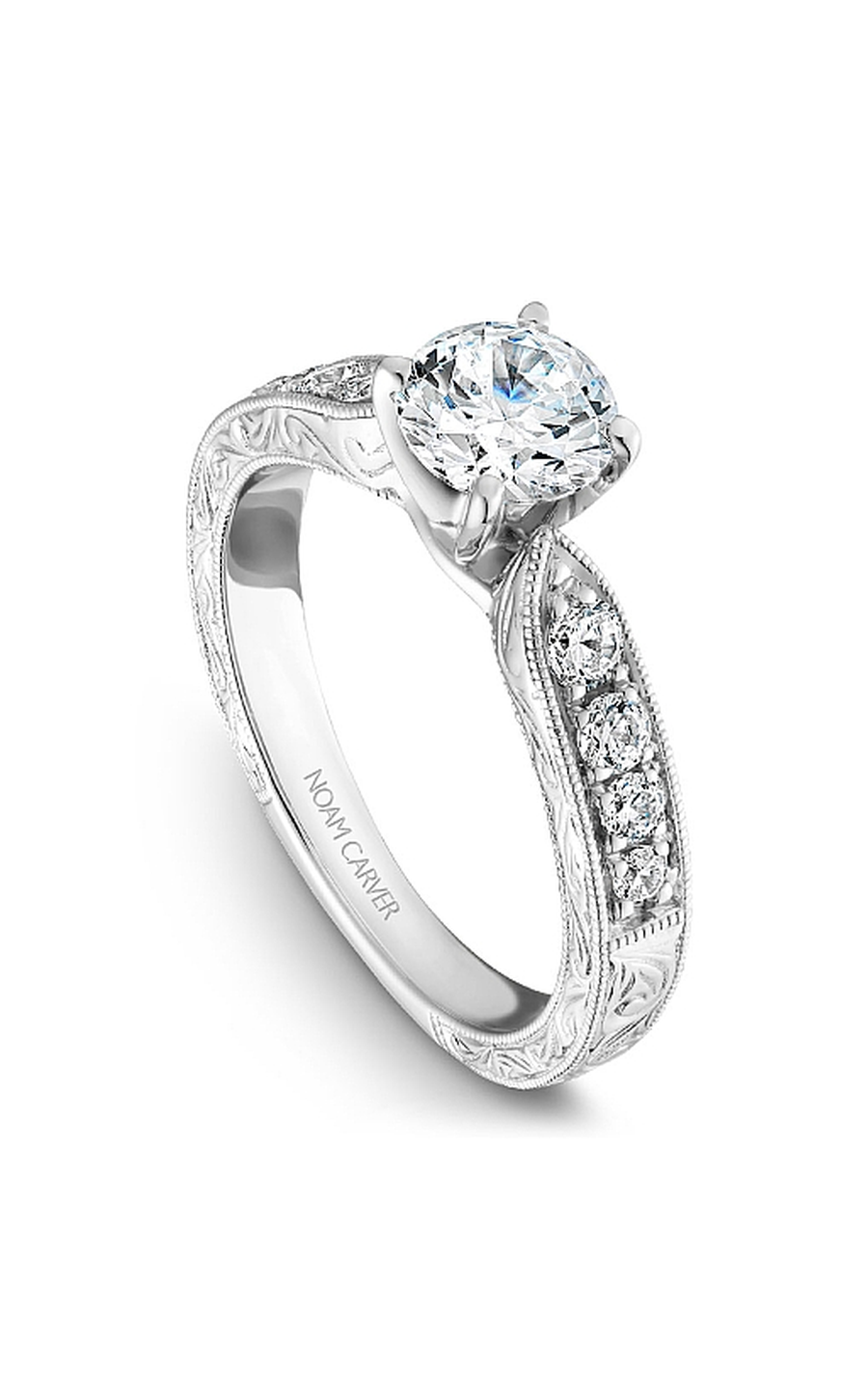 Noam Carver Vintage Engagement Ring B052-01A