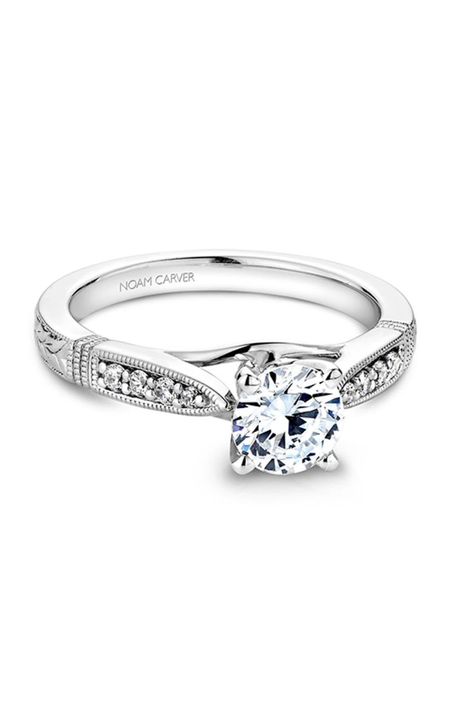 Noam Carver Vintage Engagement Ring B062-01WM