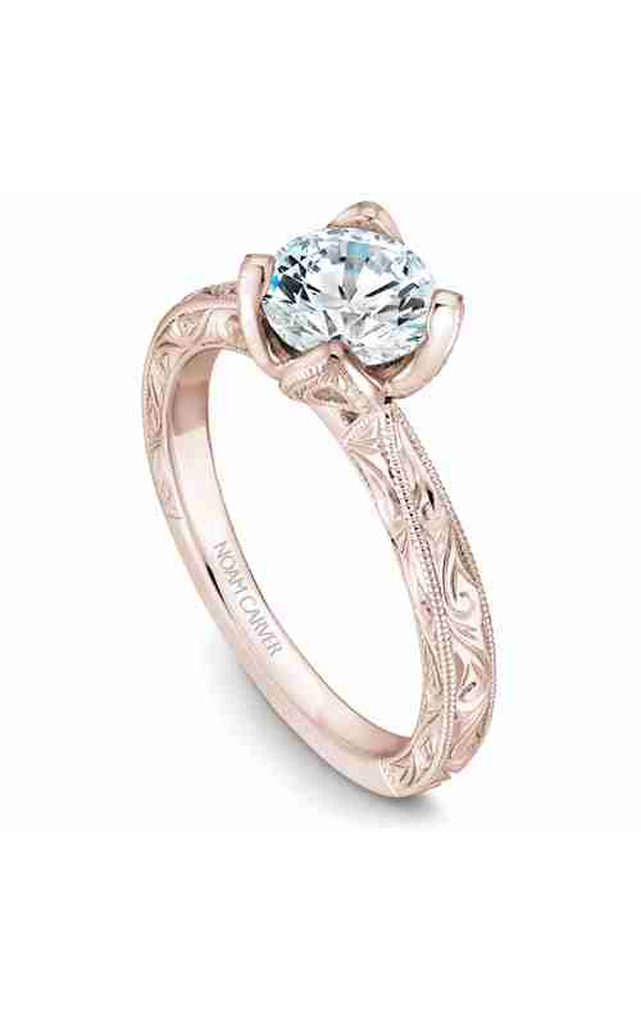 Noam Carver Vintage Engagement Ring B019-02REA