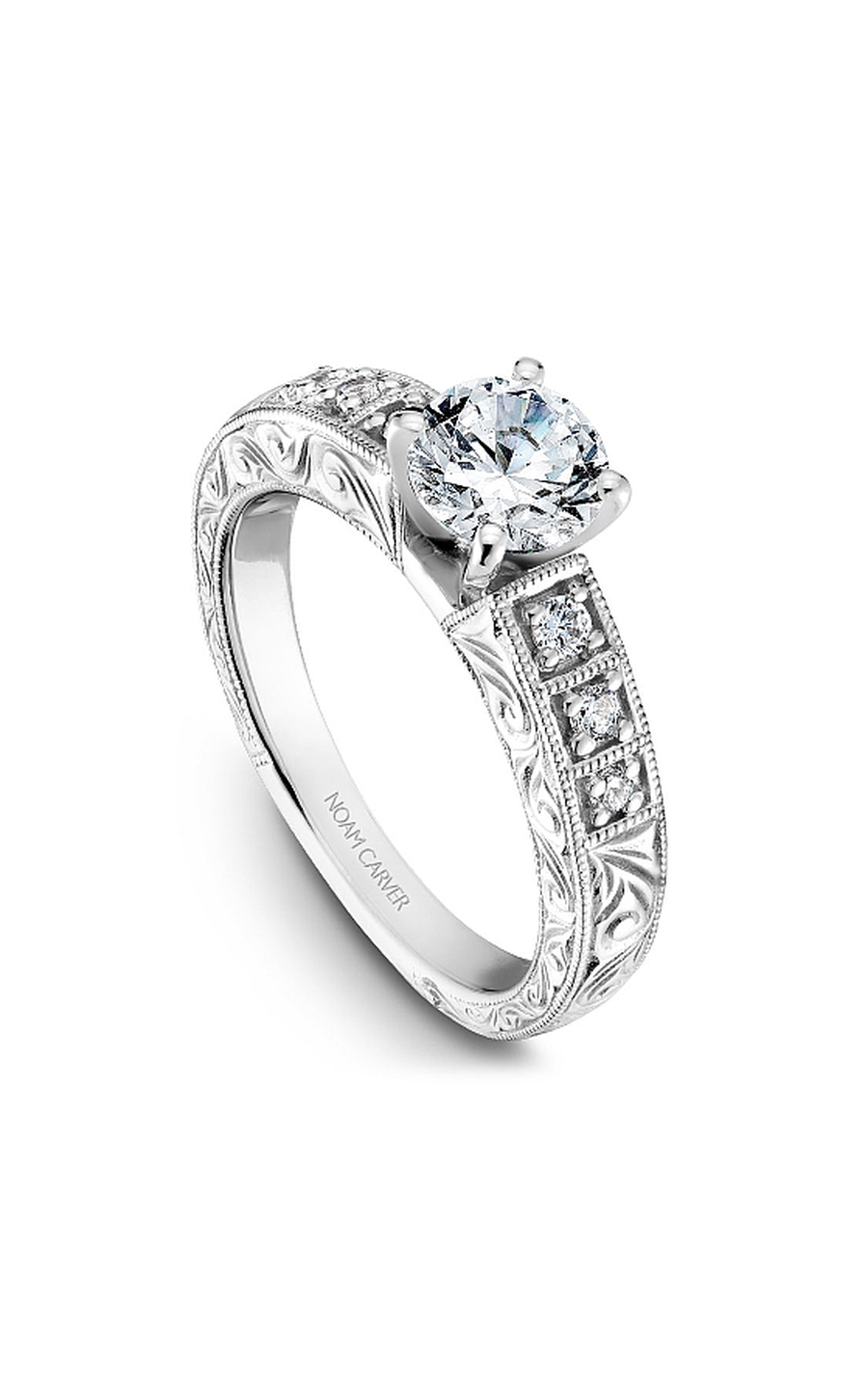 Noam Carver Vintage Engagement Ring B057-01A