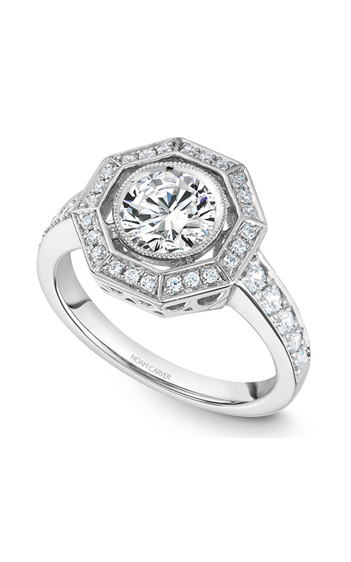 Noam Carver Vintage Engagement Ring B251-01A