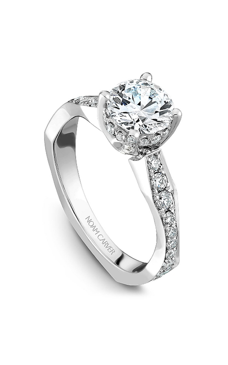 Noam Carver Vintage Engagement Ring B020-01A