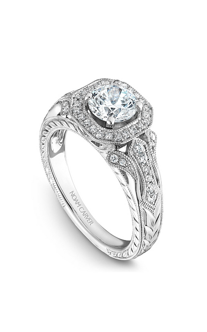 Noam Carver Vintage Engagement Ring B079-01A