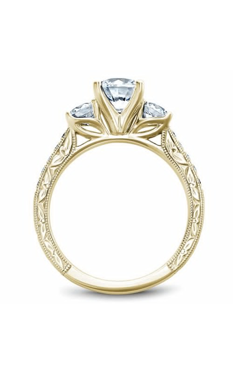 Noam Carver 3 Stone Engagement Ring B206-01YA