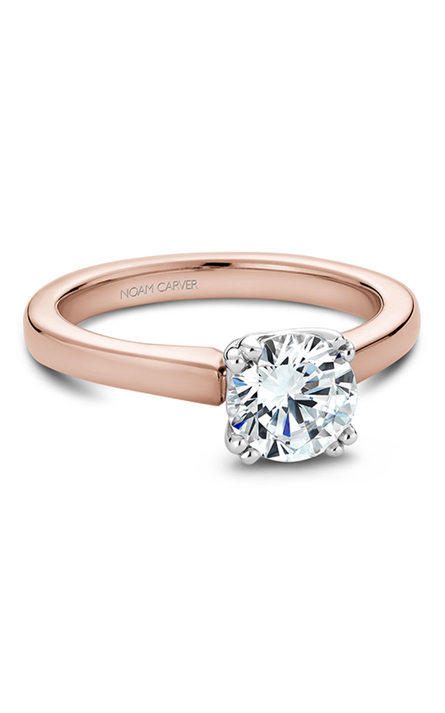 Noam Carver Solitaire Engagement Ring B001-02RWA