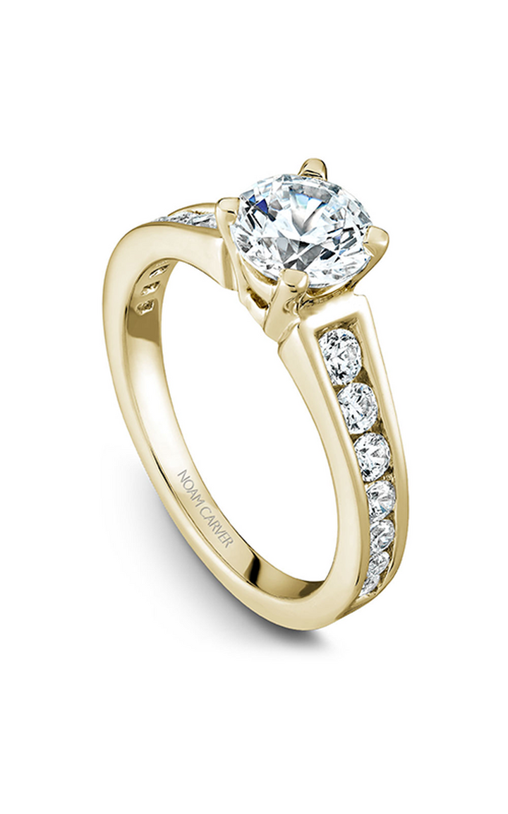 Noam Carver Solitaire Engagement Ring B006-01YA