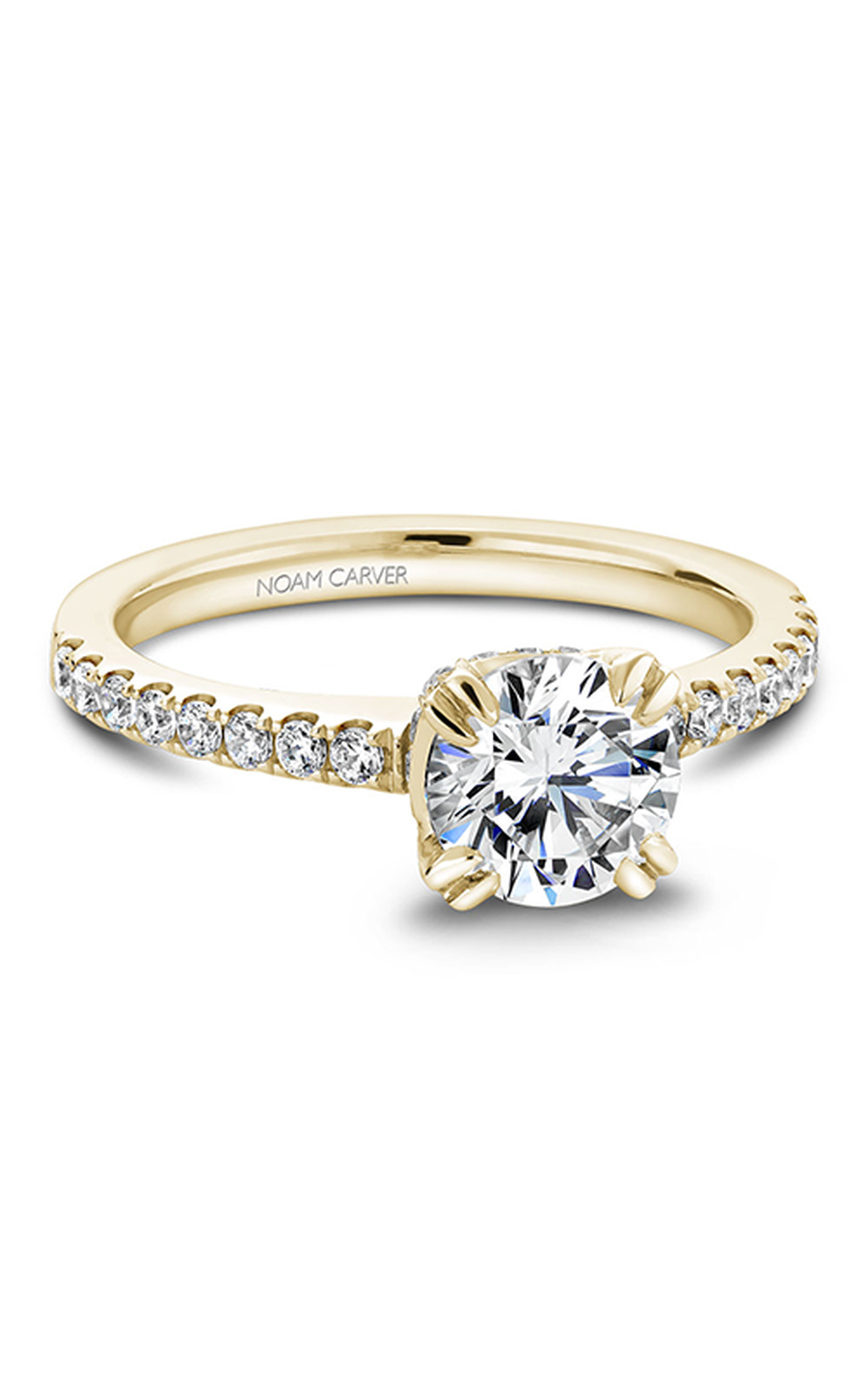 Noam Carver Solitaire Engagement Ring B009-01YA