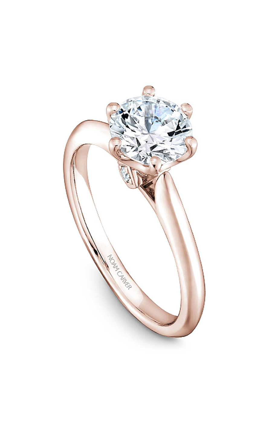 Noam Carver Solitaire Engagement Ring B143-17RA