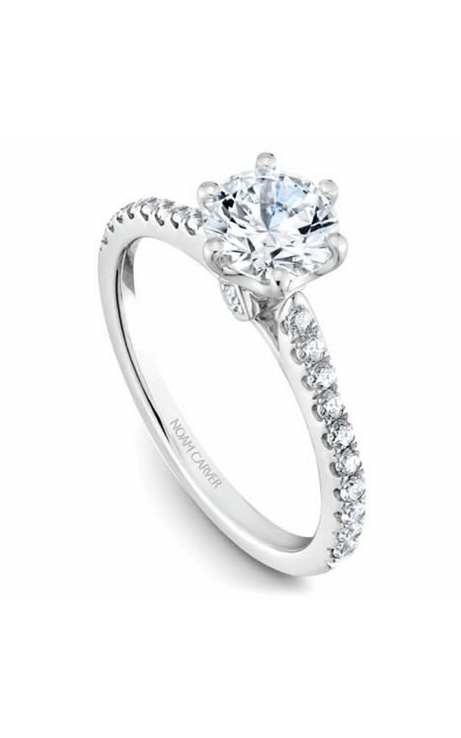 Noam Carver Solitaire Engagement Ring B142-17A