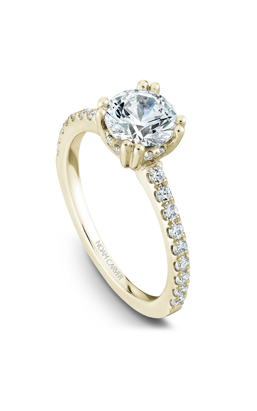 Noam Carver Solitaire Engagement Ring B004-01YA