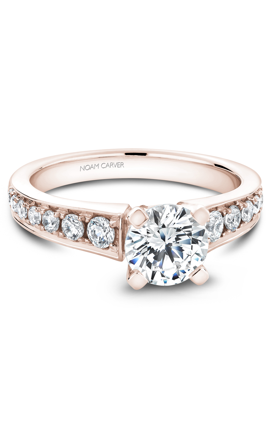 Noam Carver Solitaire Engagement Ring B006-02RA