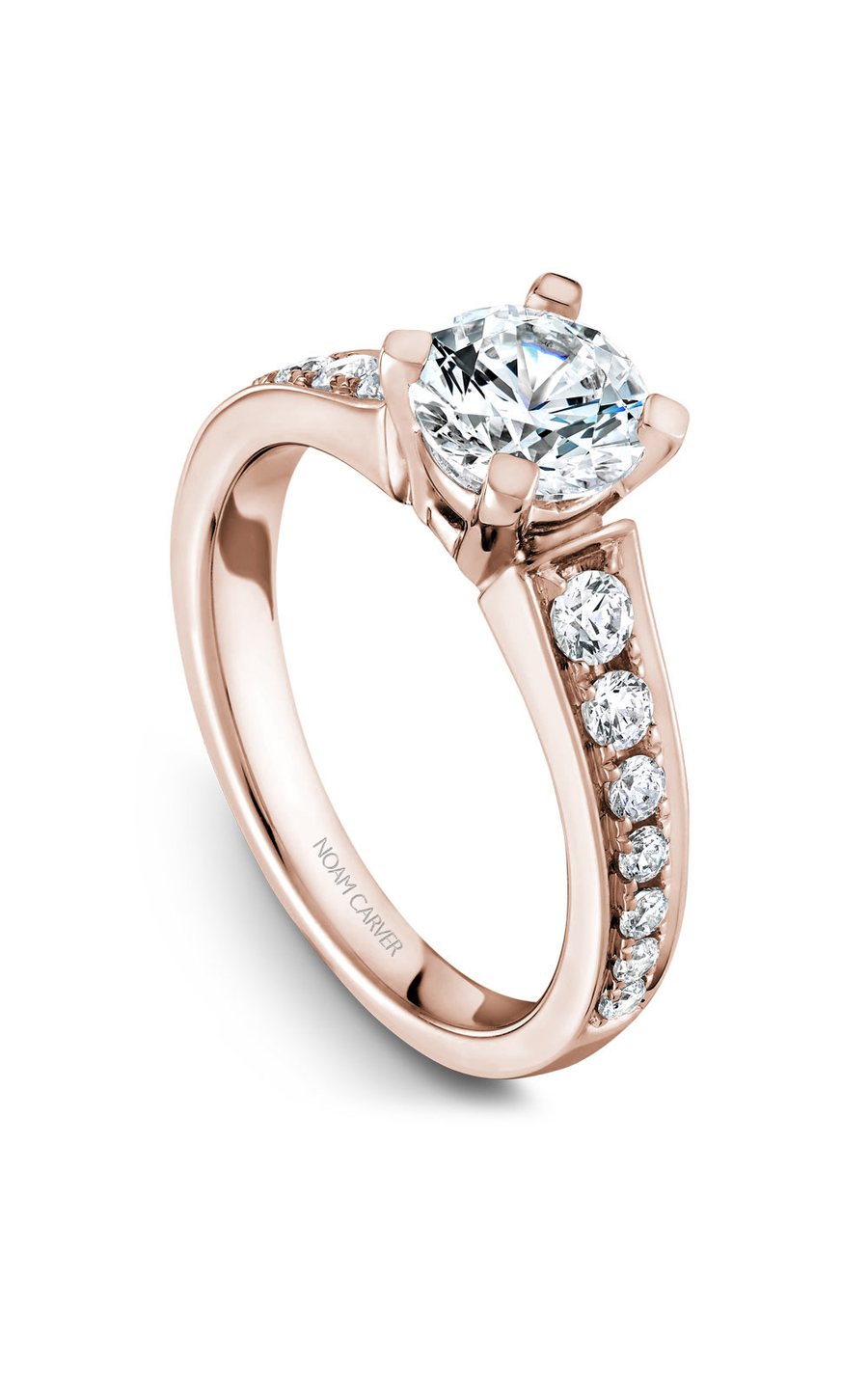 Noam Carver Solitaire Engagement Ring B006-02RA