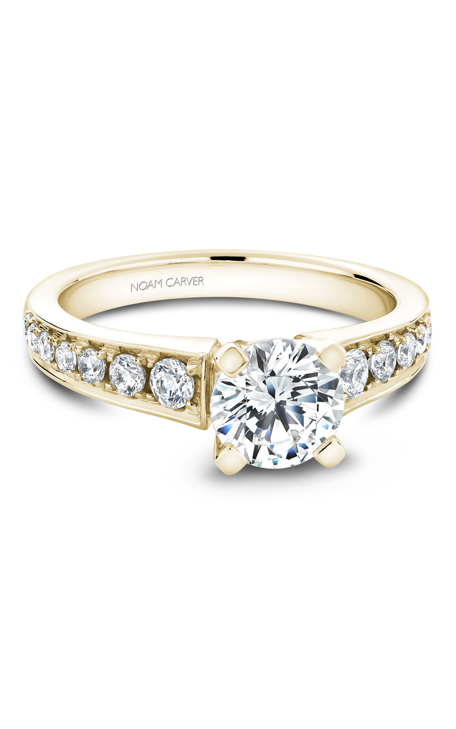 Noam Carver Solitaire Engagement Ring B006-02YA