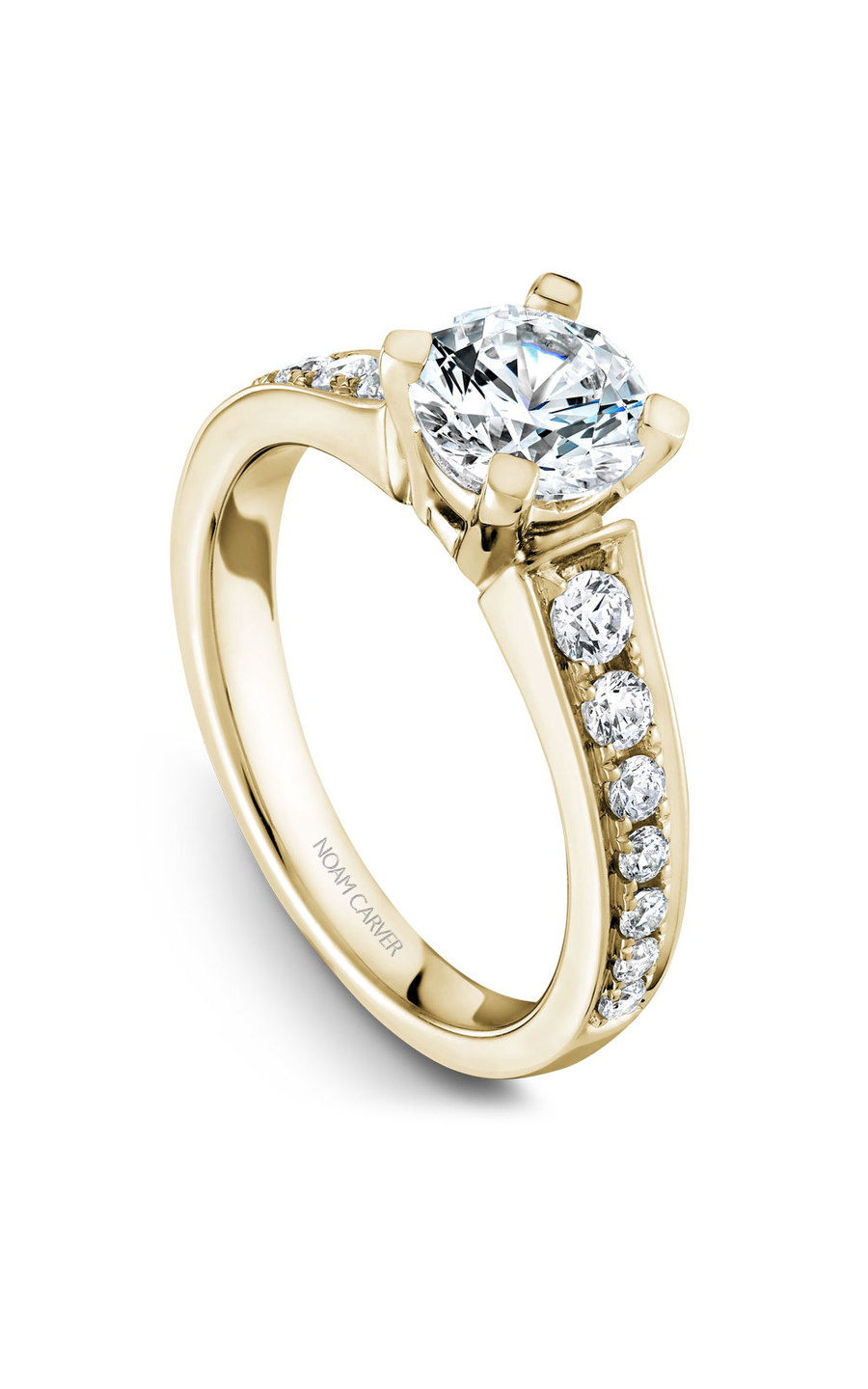 Noam Carver Solitaire Engagement Ring B006-02YA