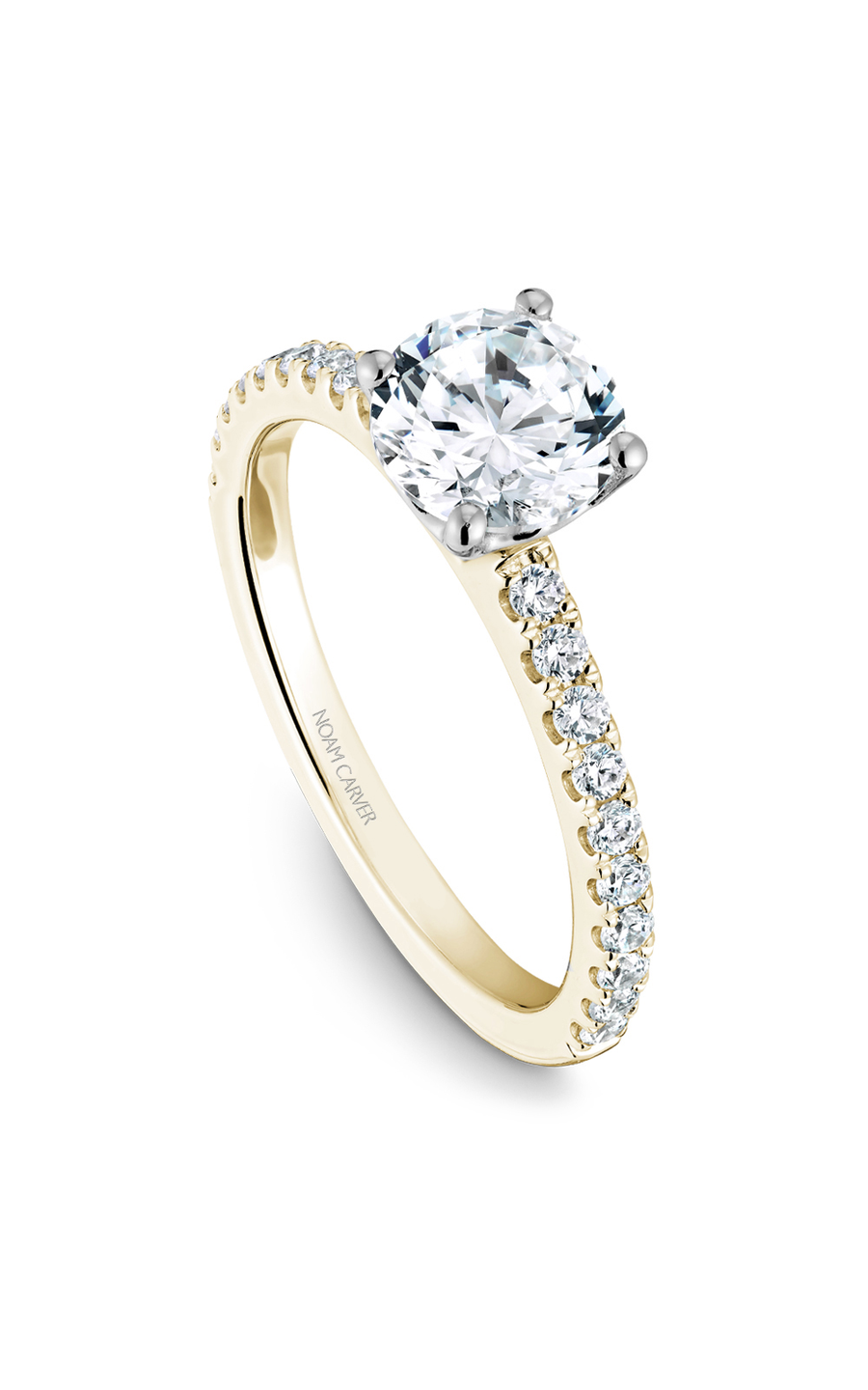 Noam Carver Solitaire Engagement Ring B101-01YWA