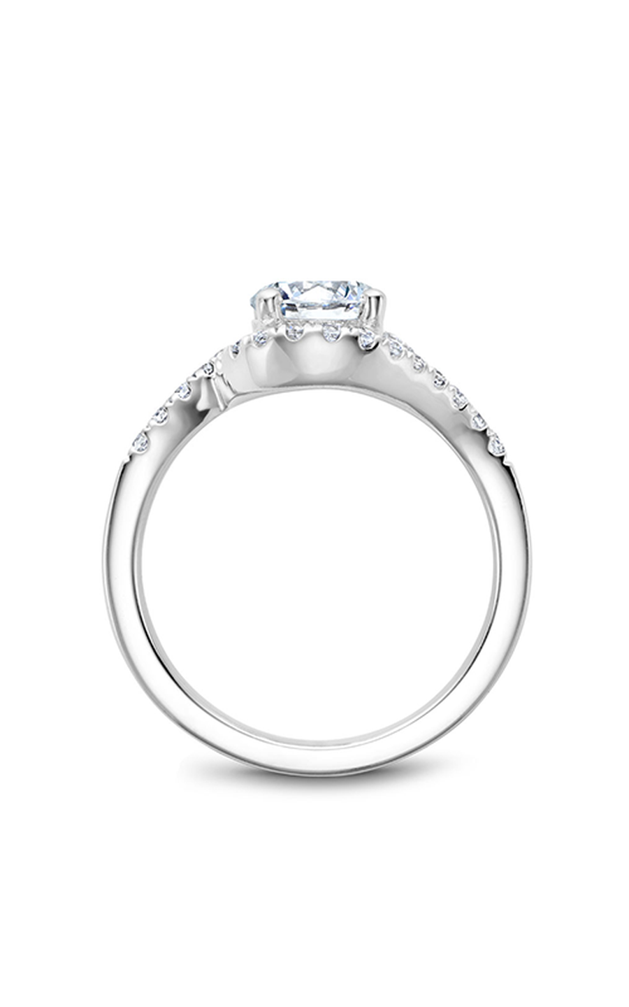 Noam Carver Halo Engagement Ring B186-01A